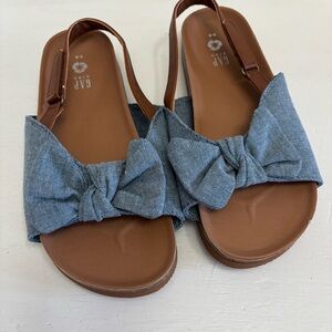 GAP Blue Bow Sandals